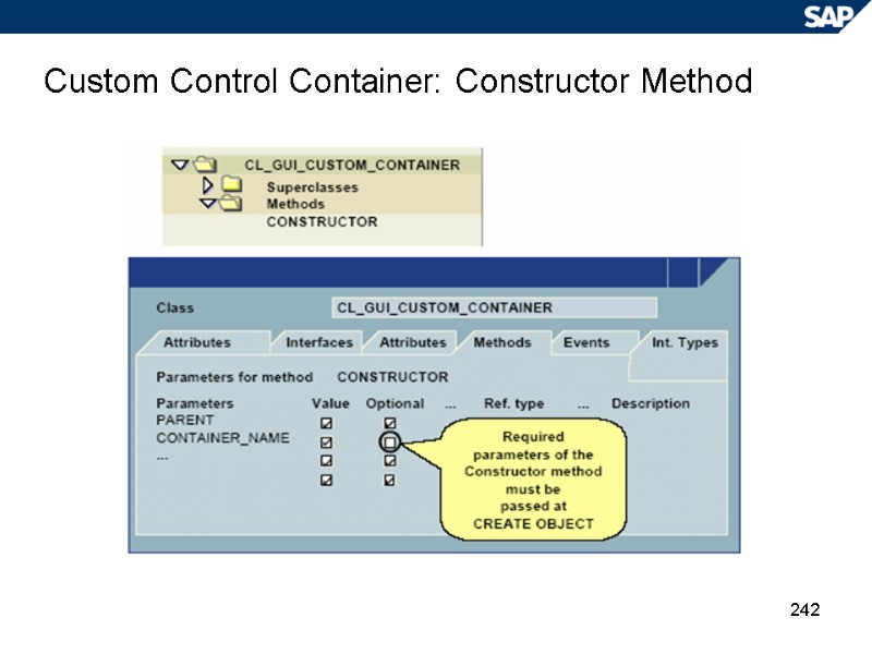 242 Custom Control Container: Constructor Method